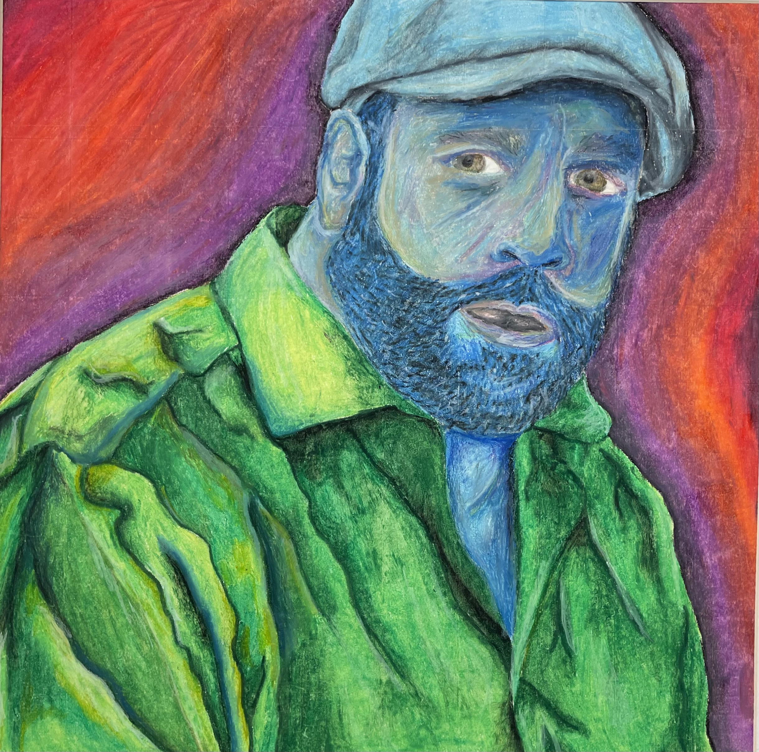 Oil Pastel - Kevin James